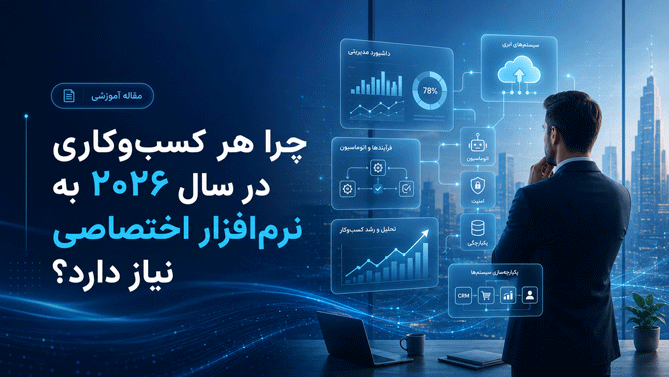 چرا هر کسب‌وکاری در سال ۲۰۲۶ به نرم‌افزار اختصاصی نیاز دارد؟